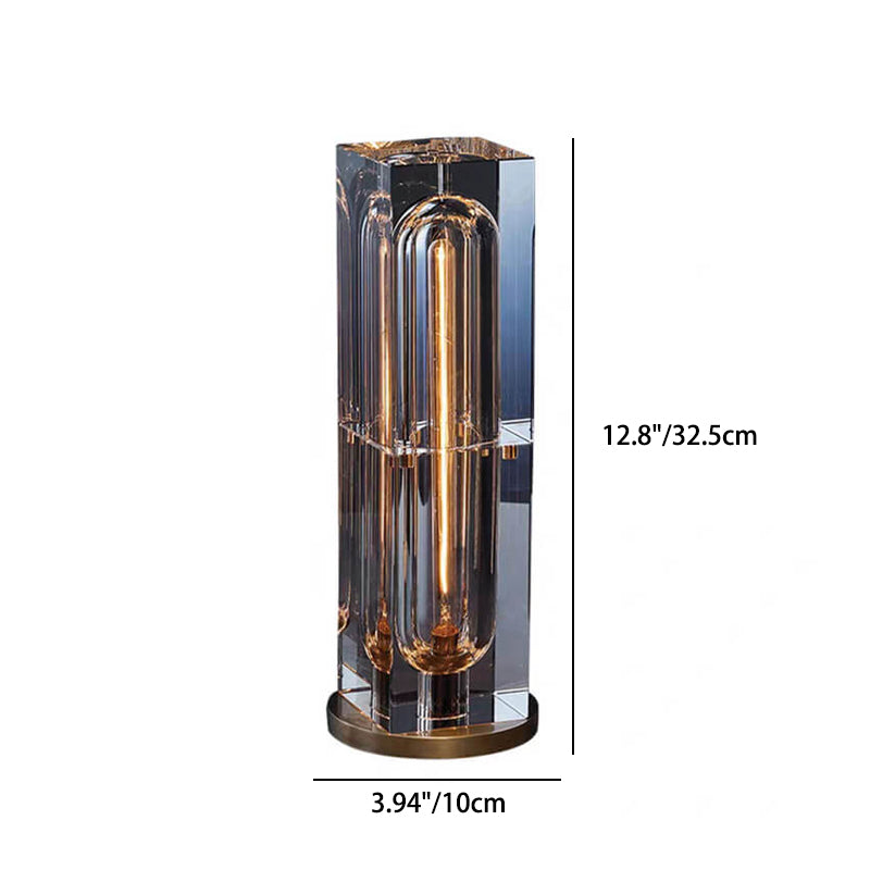 Crystal Stereo Geometric Design Table Lamp