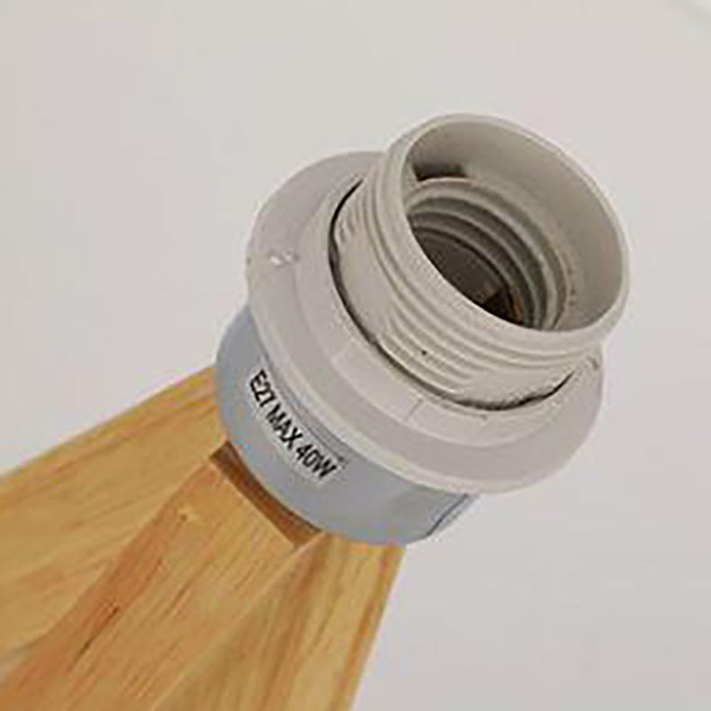Trapezoid Tripod Pleated Fabric Table Lamp