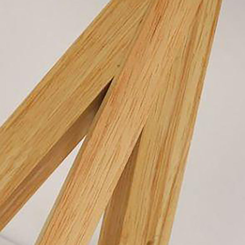 Trapezoid Tripod Pleated Fabric Table Lamp