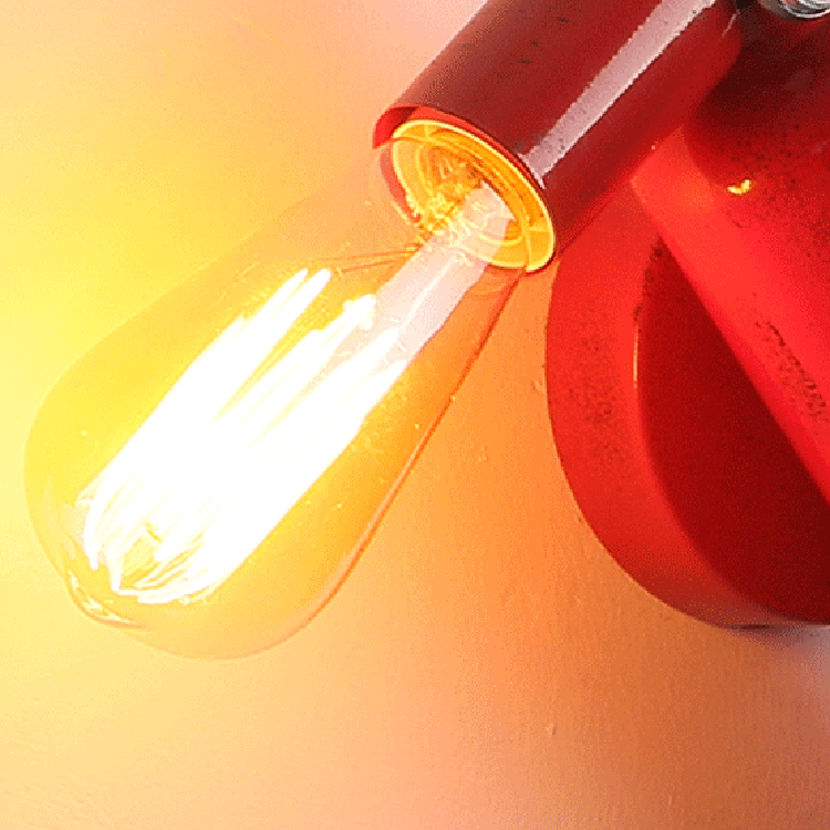 Fire Extinguisher Iron Living Wall Lamp