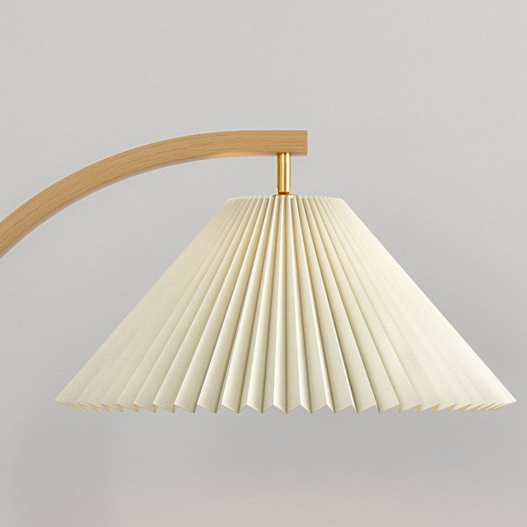 Modern Minimalist Pleated Fabric Floor Lamp