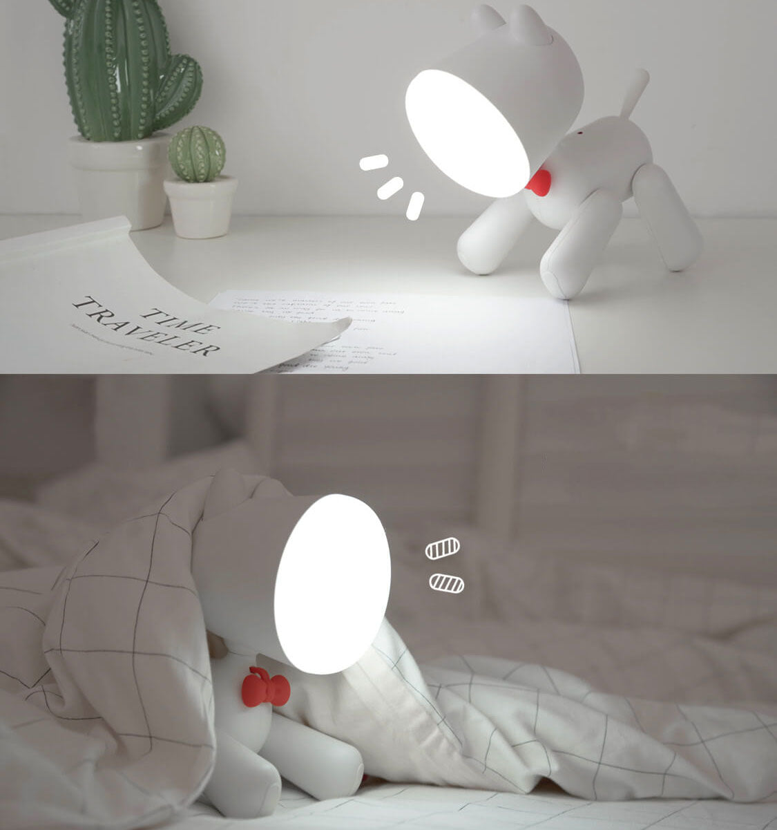 Smart Dog Night Table Lamp