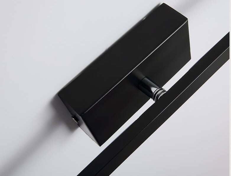 Black Linear Mirror Front Wall Lamp