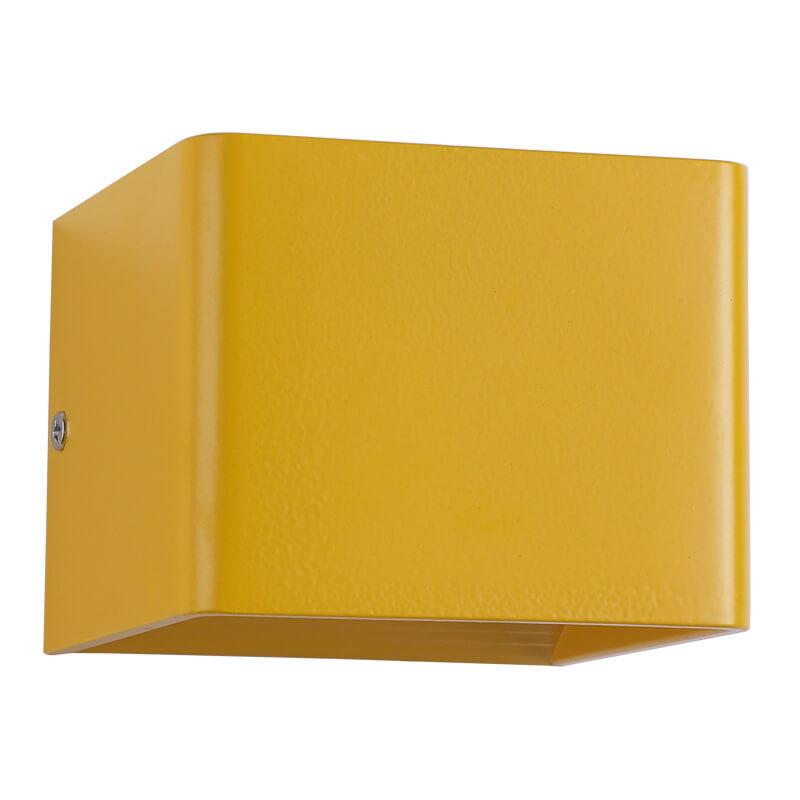 Multicolor Aluminum Square Mini Wall Lamp
