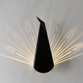 Geometric Metal Peacock Lighting Wall Lamp