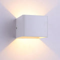 Multicolor Aluminum Square Mini Wall Lamp