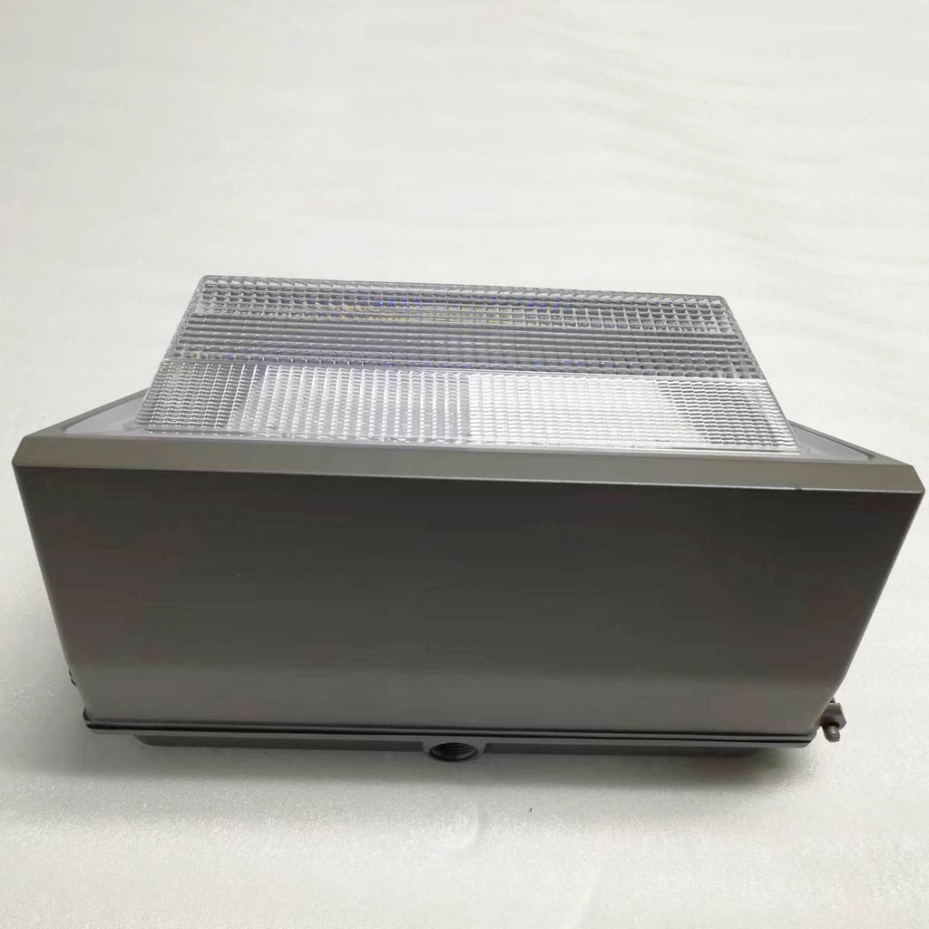 Black Die-Cast Aluminum Glass Outdoor Light