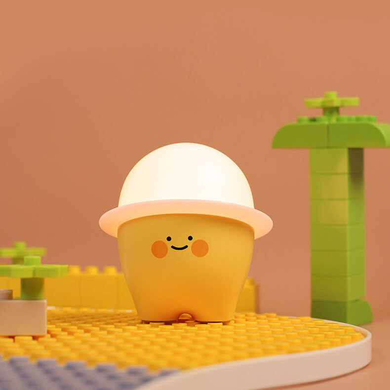 Cute Emoji Silicone Night Table Lamp