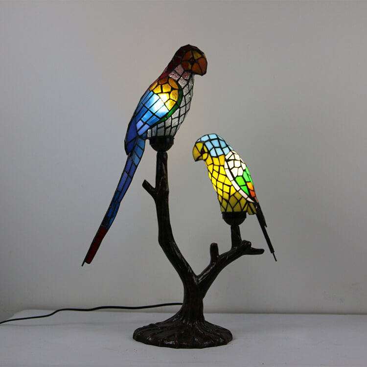 Bird Branch Design 2-Light Table Lamp