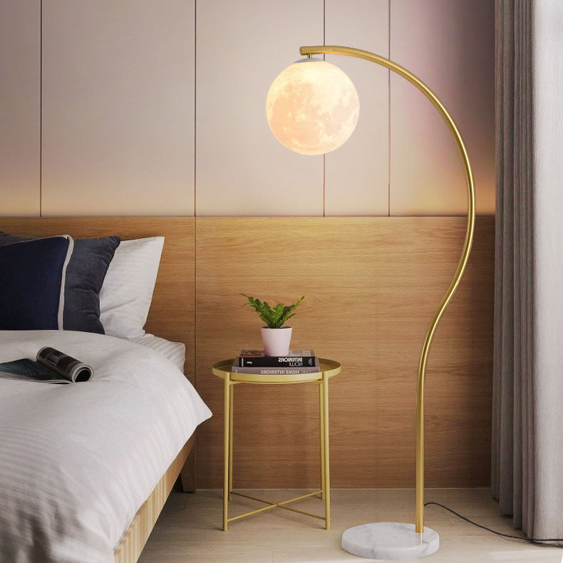 Iron Marble Floor Lamp