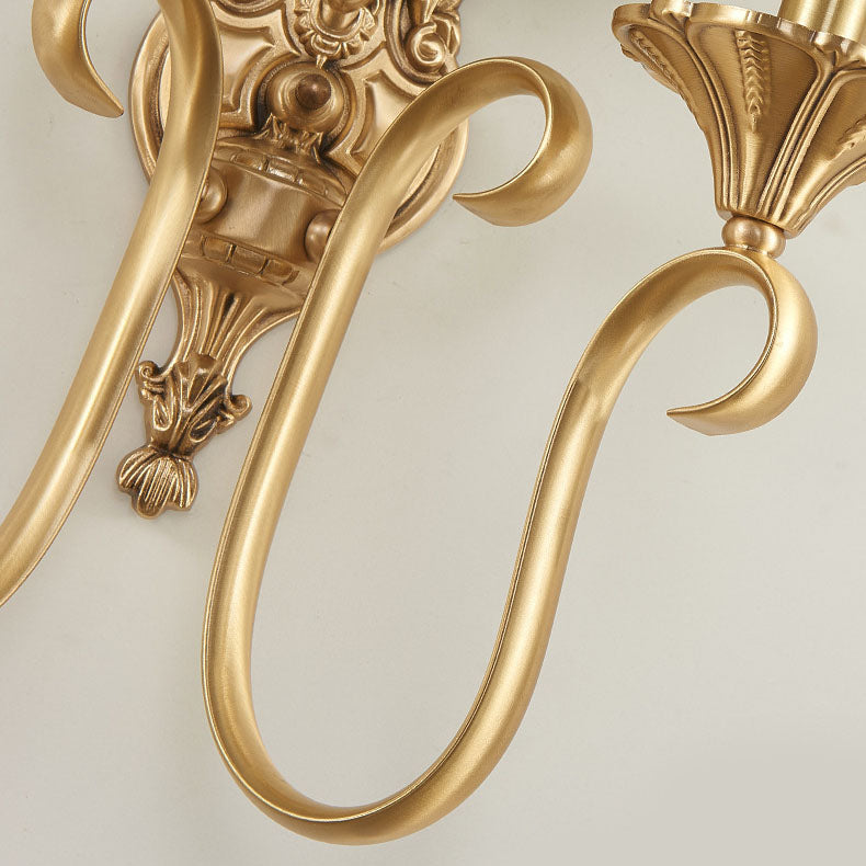 Copper Glass Wall Lamp
