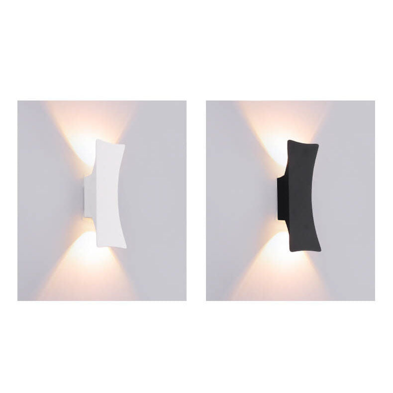 Rectangular Curved Outdoor Light