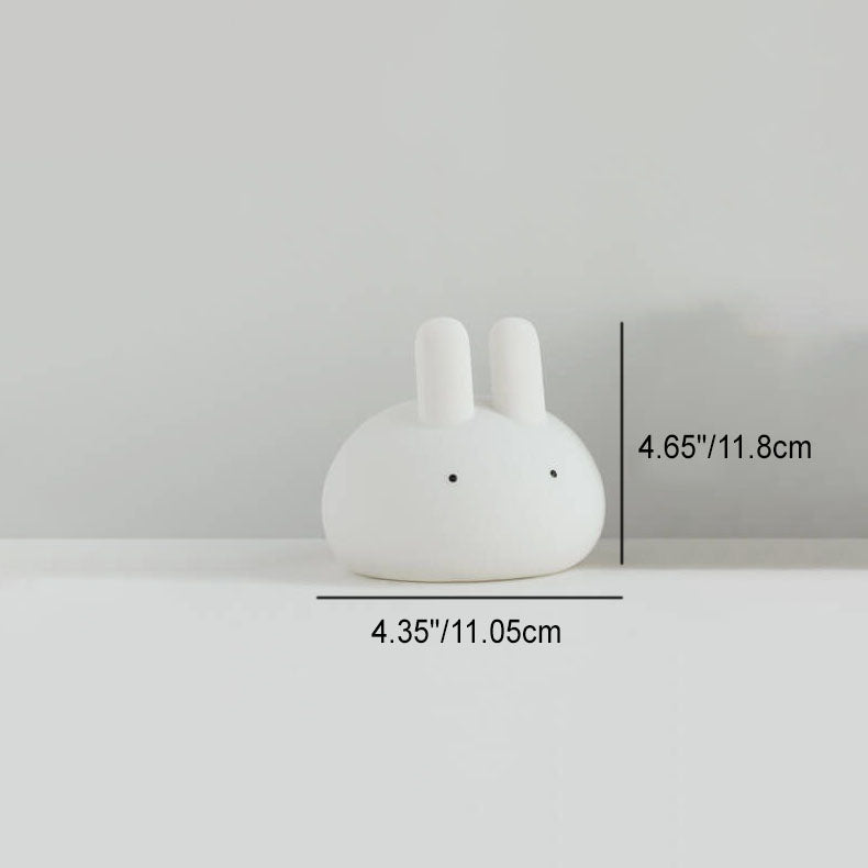 Cartoon Bunny Silicone Pat Table Lamp