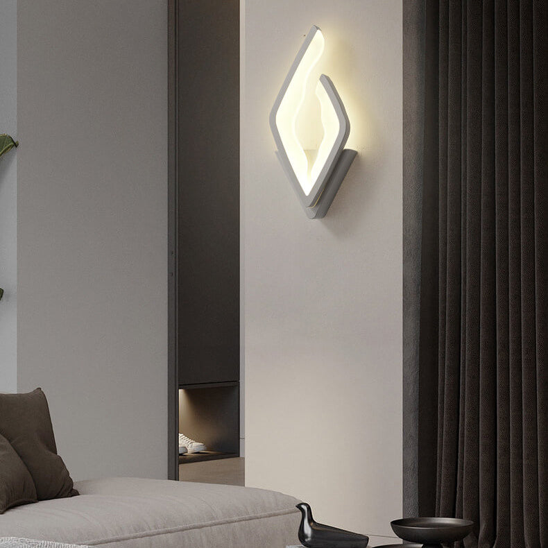 Acrylic Flame Design Wall Lamp