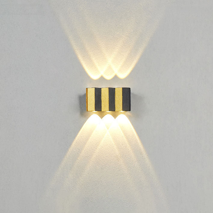 Golden Aluminum Patio Outdoor Light