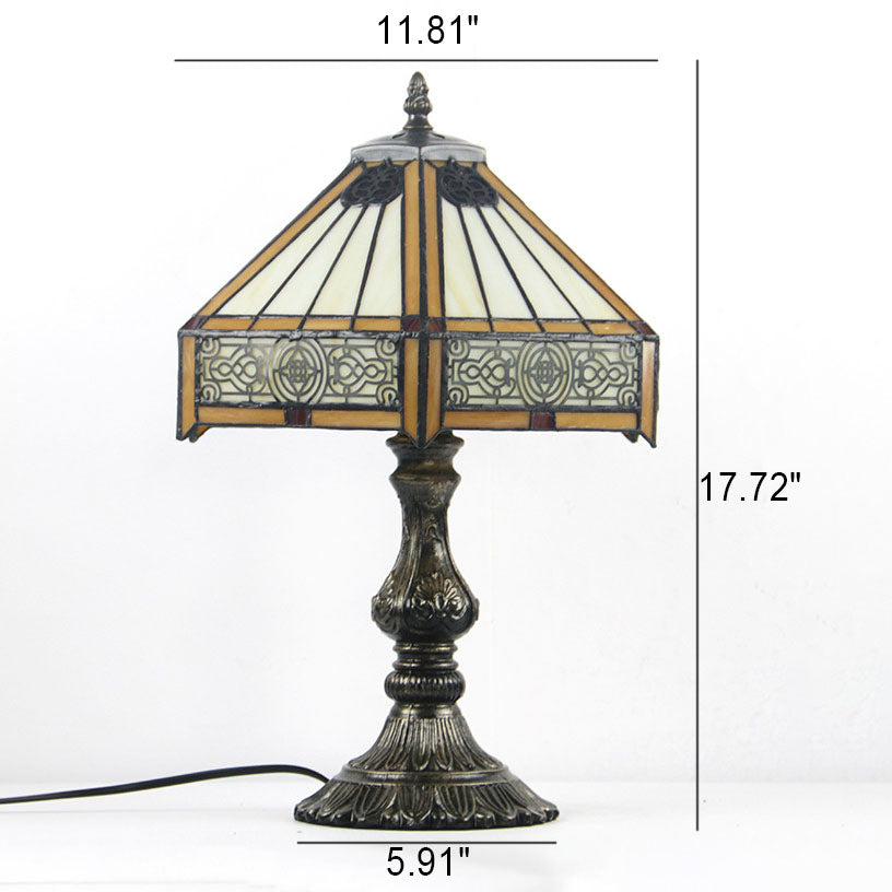 Alloy Glass Table Lamp