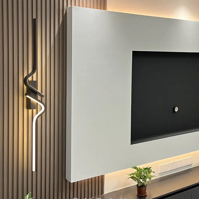 Strip Aluminum Silicon Gel Wall Lamp