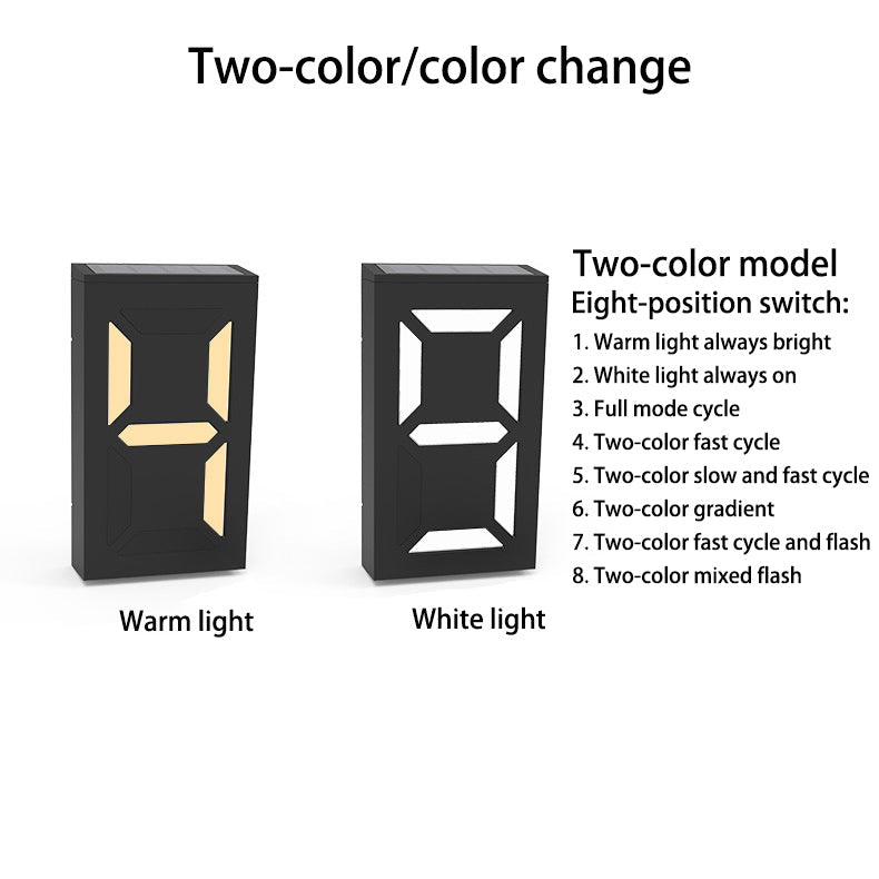 Door Sign Digital RGB Outdoor Light