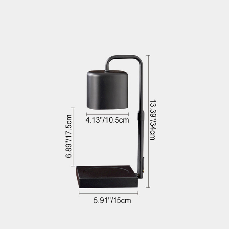 Square Iron Melting Wax Table Lamp