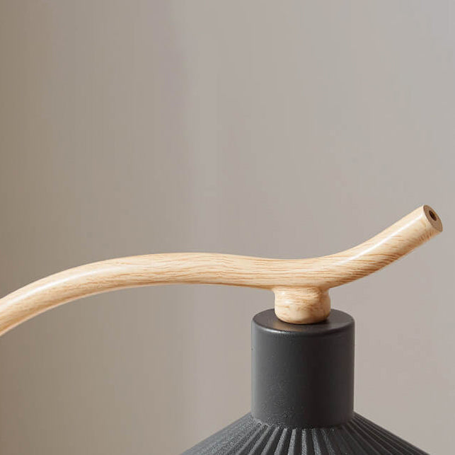 Iron Umbrella Shape Arc Table Lamp