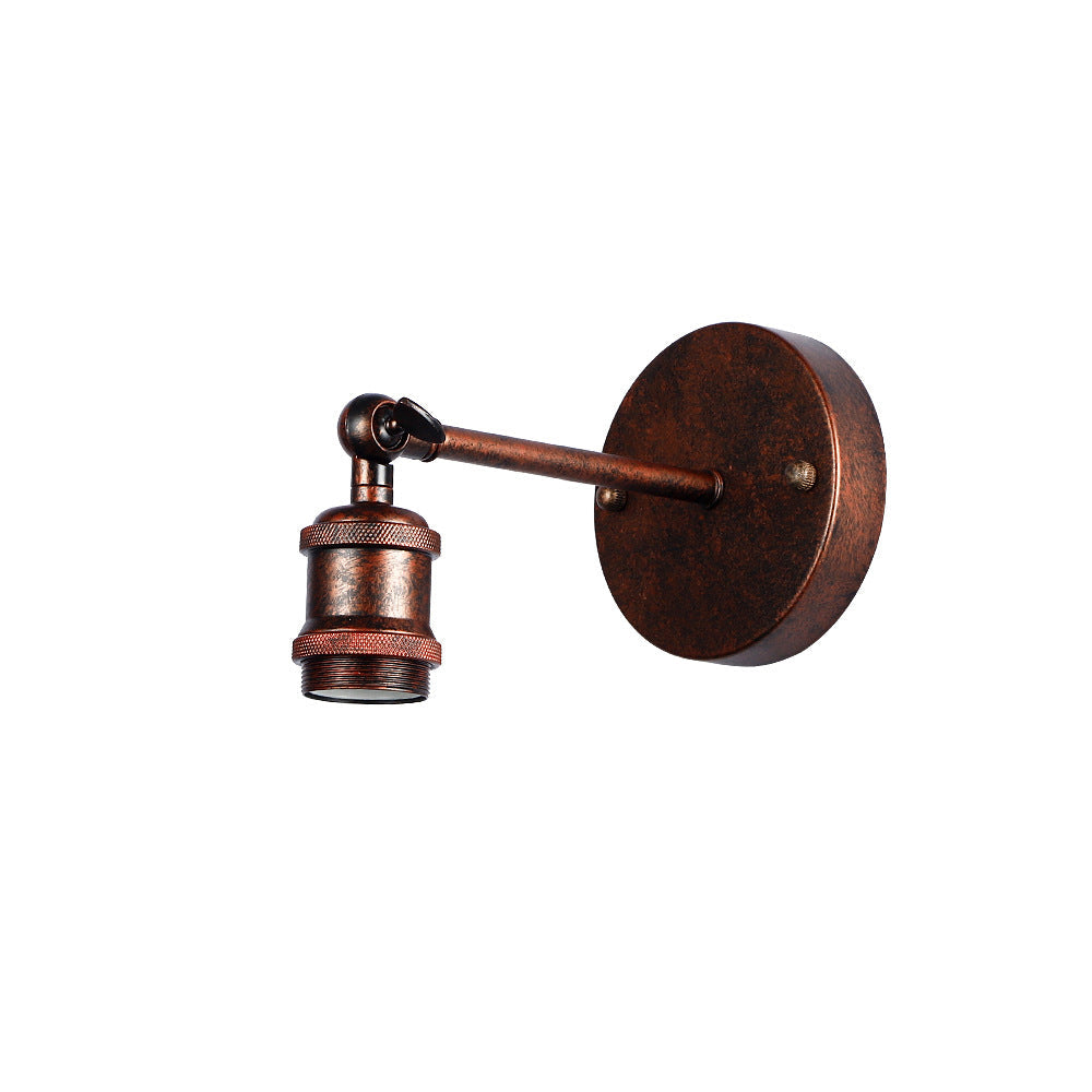 Round Iron Living Room Wall Lamp
