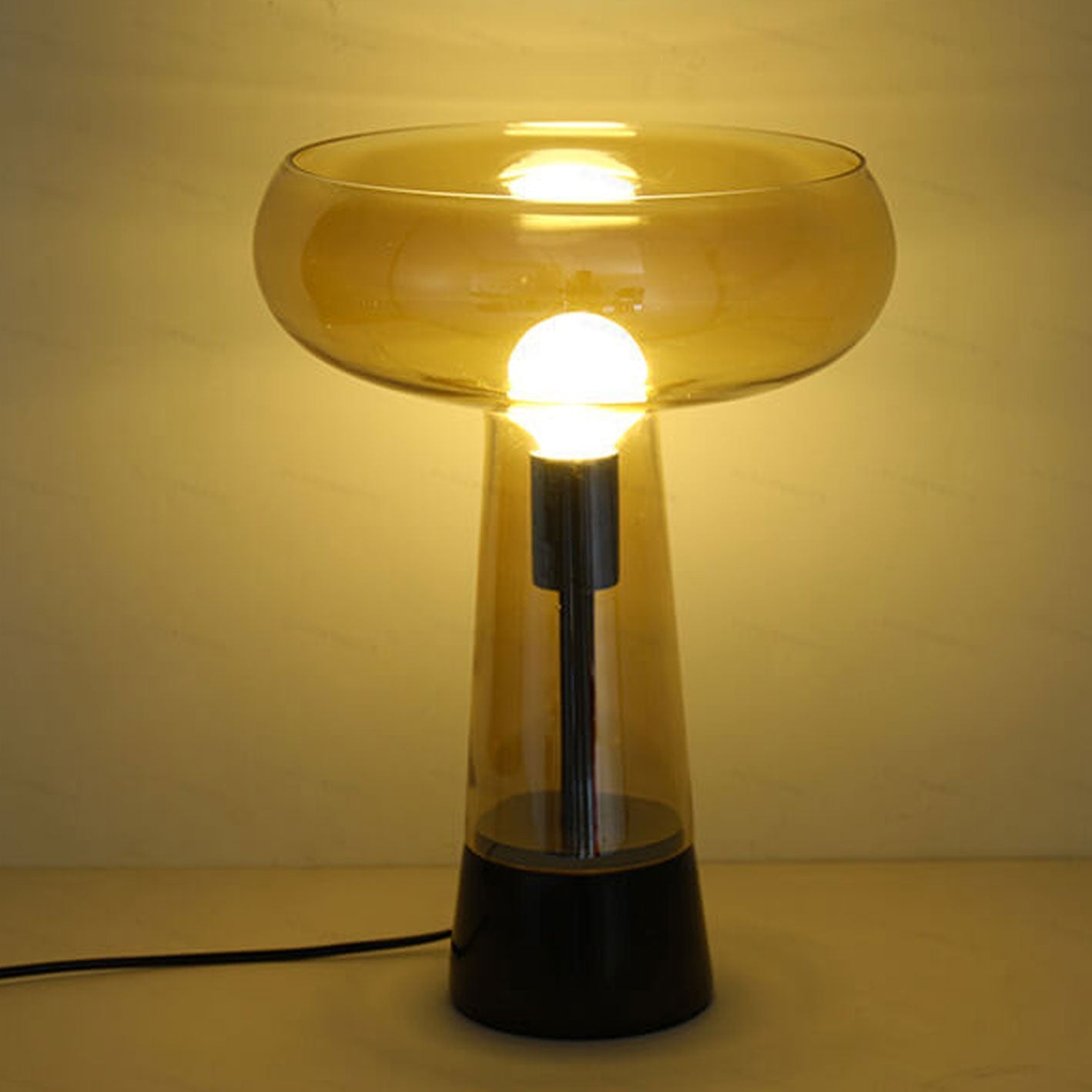 Glass Marble Table Lamp