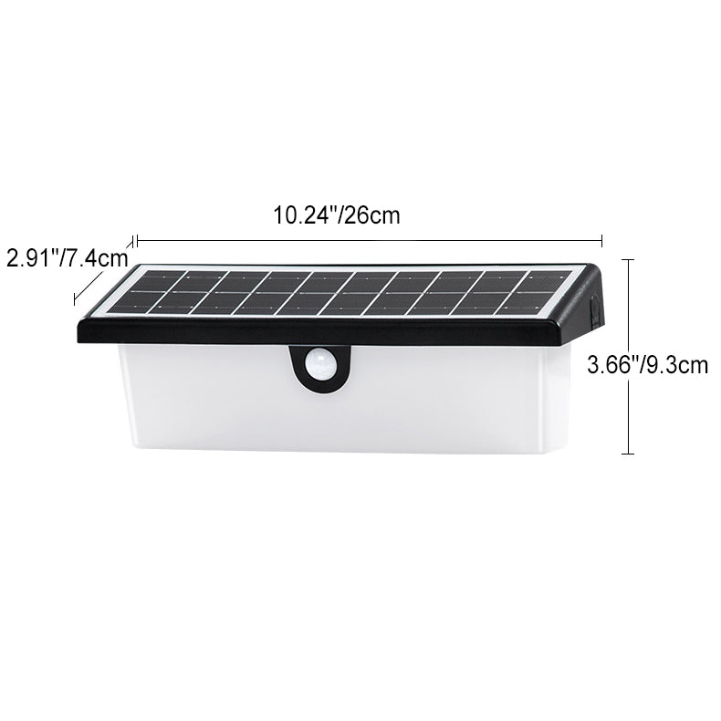 Rectangle PC ABS Garden Outdoor Light