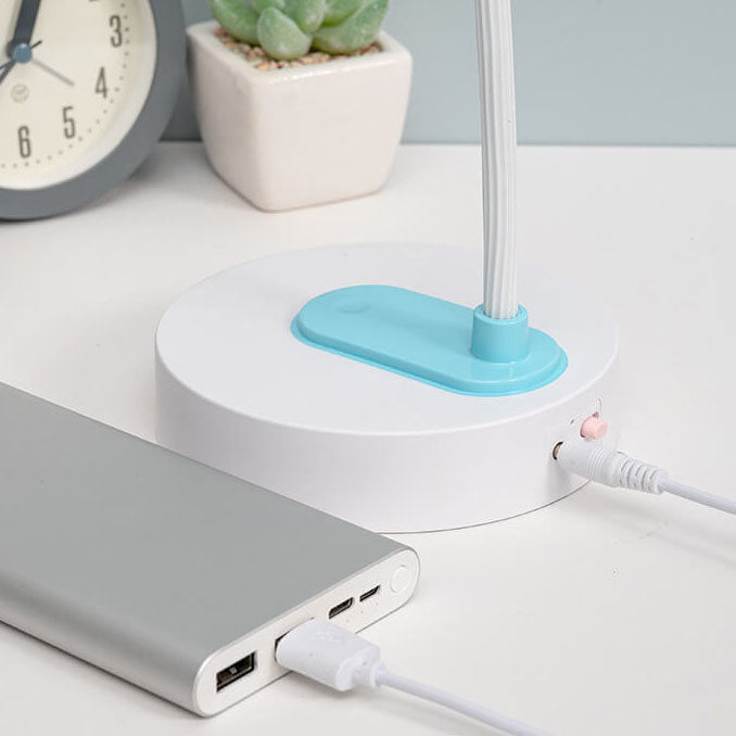 Plastic Round Foldable Table Lamp