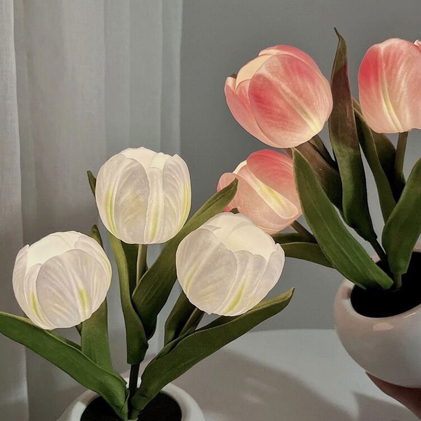 Tulip Night Simulated Flower Table Lamp