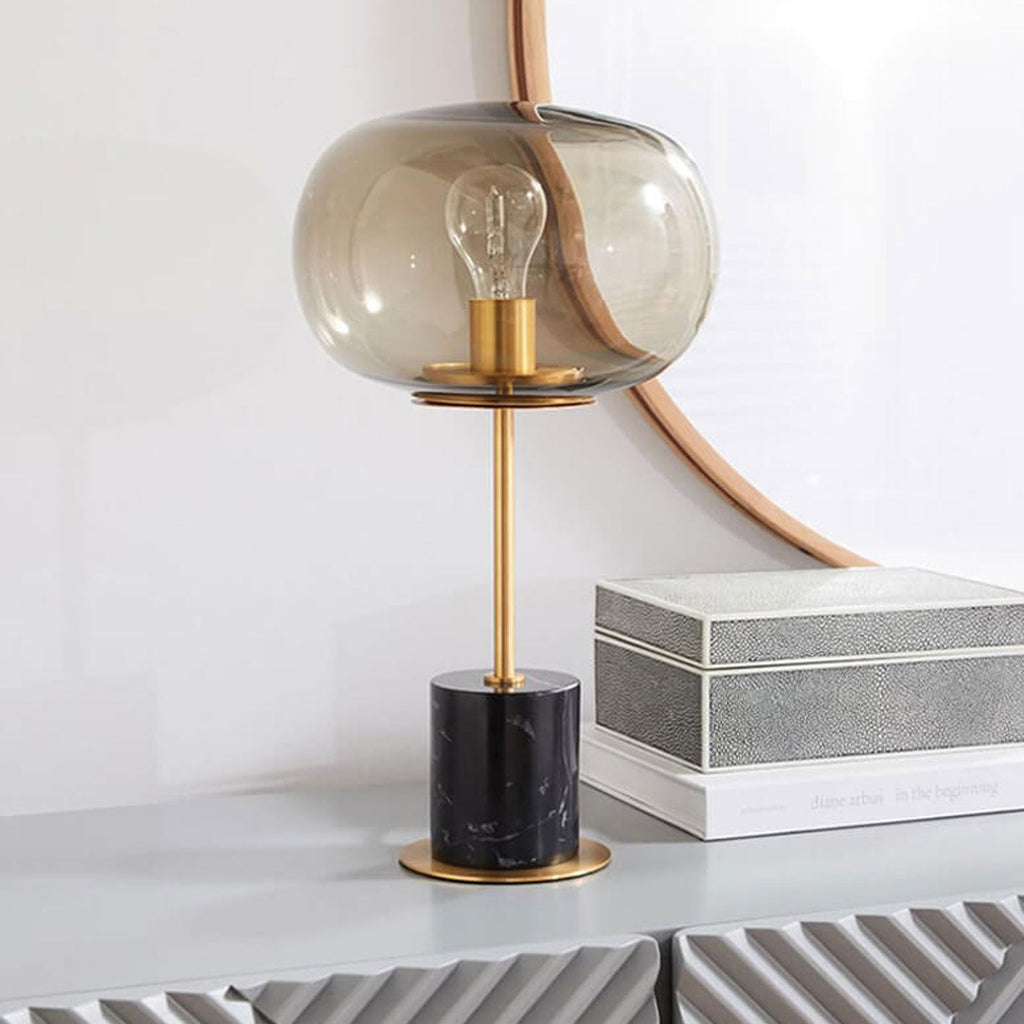 Glass Ball Table Lamp