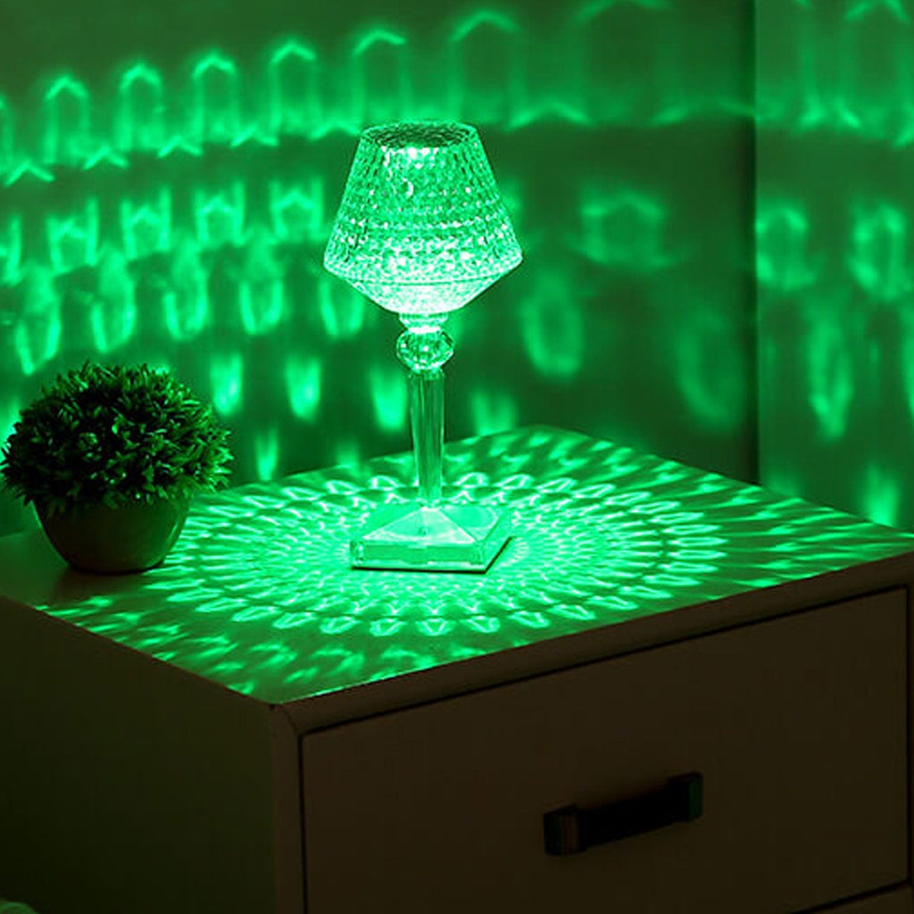 Acrylic Diamond Wine Glass Table Lamp