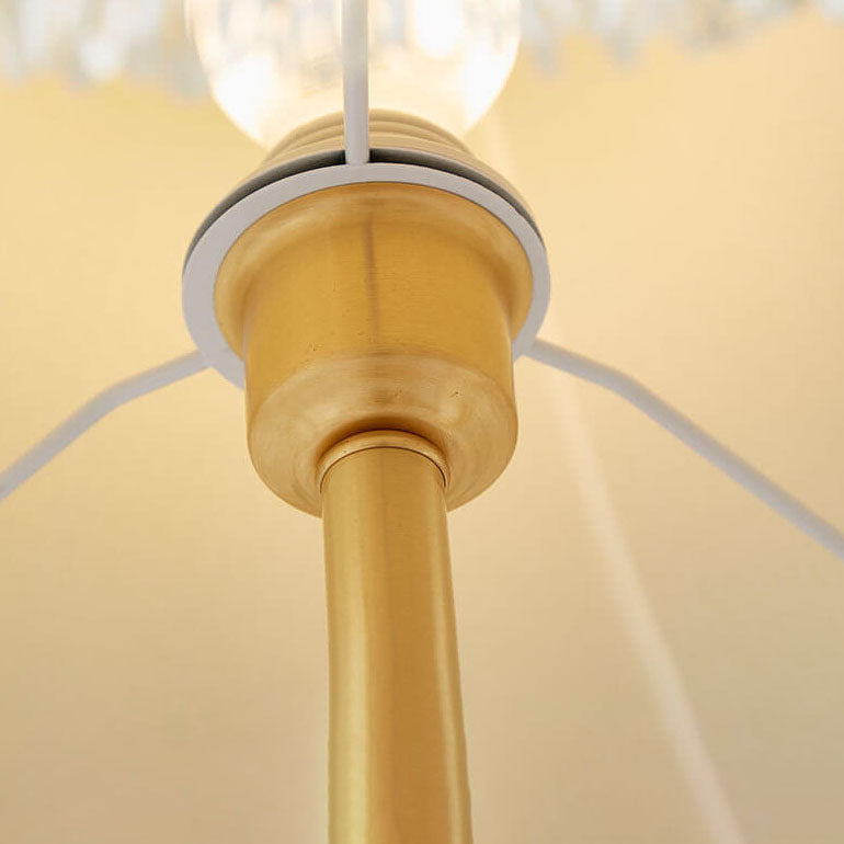 Court Tassel Copper Table Lamp