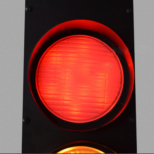 Rectangle Traffic Signal Iron Wall Lamp