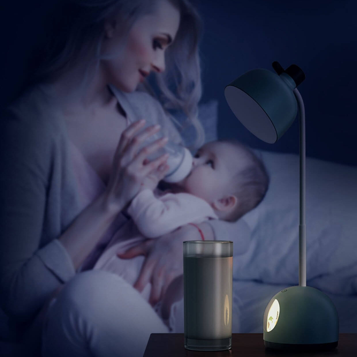 Doll Cartoon Charging Kids Table Lamp