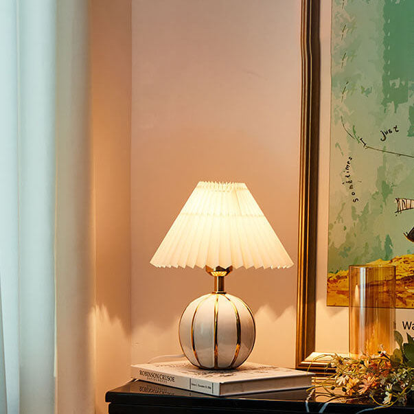 Ceramic Fabric Table Lamp