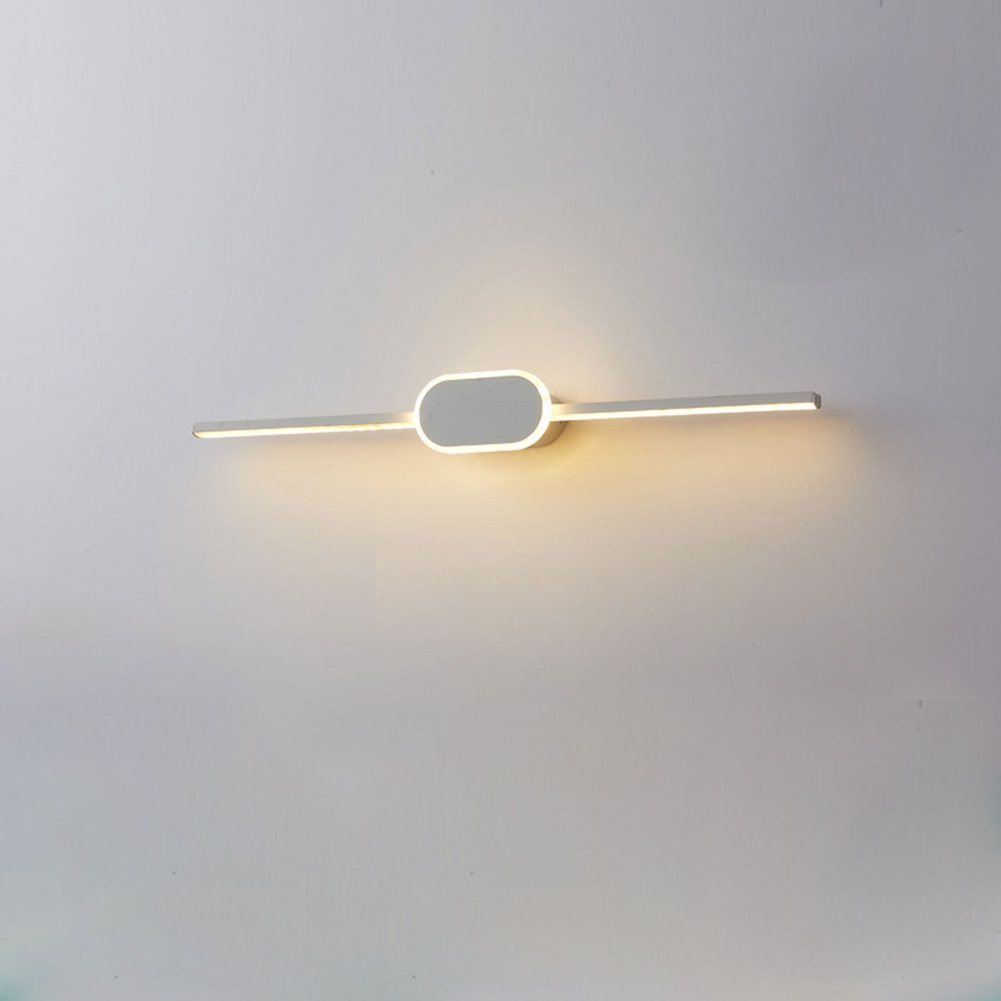 Long Strip Oval Vanity Wall Lamp