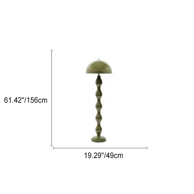 Macaron Mushroom Shape Iron Floor Lamp