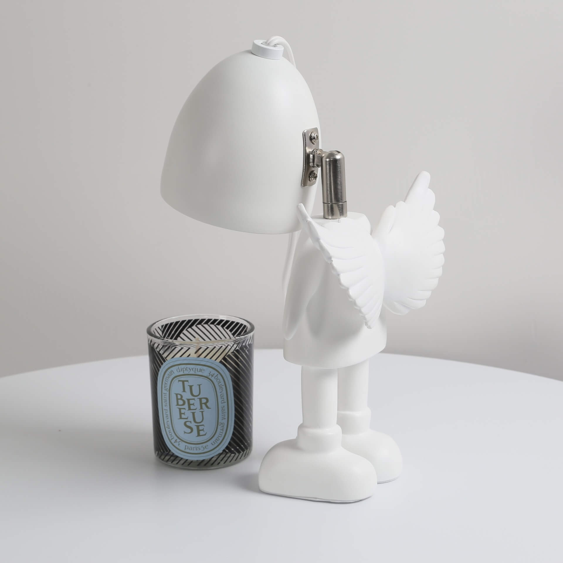Resin Cartoon Angel Robot Table Lamp