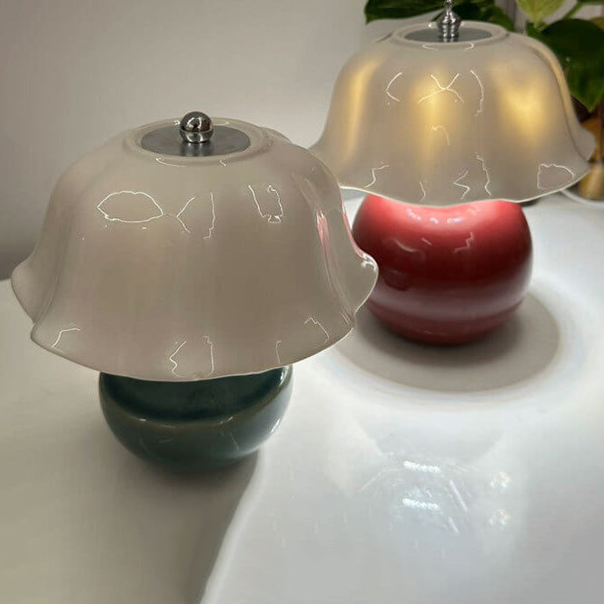 Decorative Floral Ceramic Table Lamp