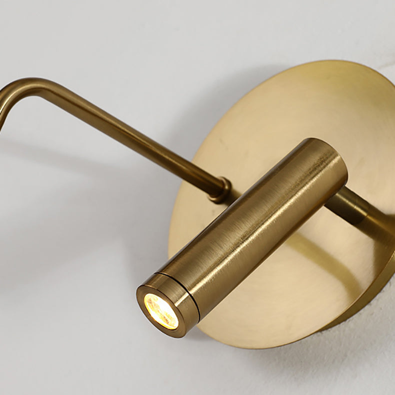 Iron Acrylic Ball Bedside Wall Lamp