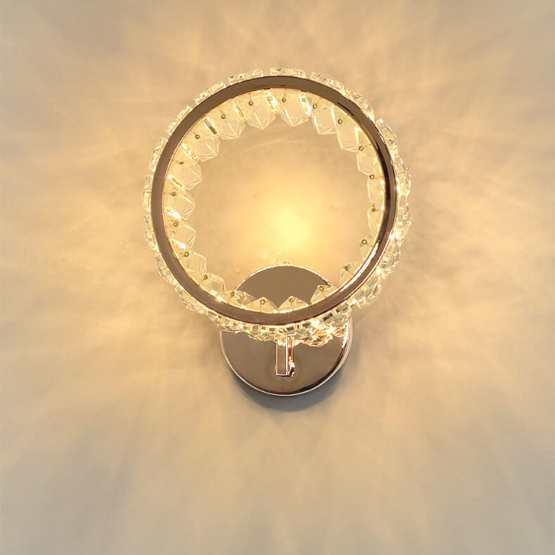 Crystal Ring Wall Lamp