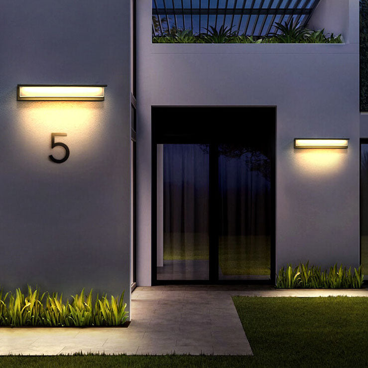 Rectangular Aluminum PC Outdoor Light