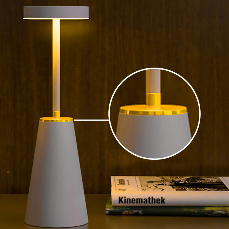 Cylindrical PC Iron Living Table Lamp