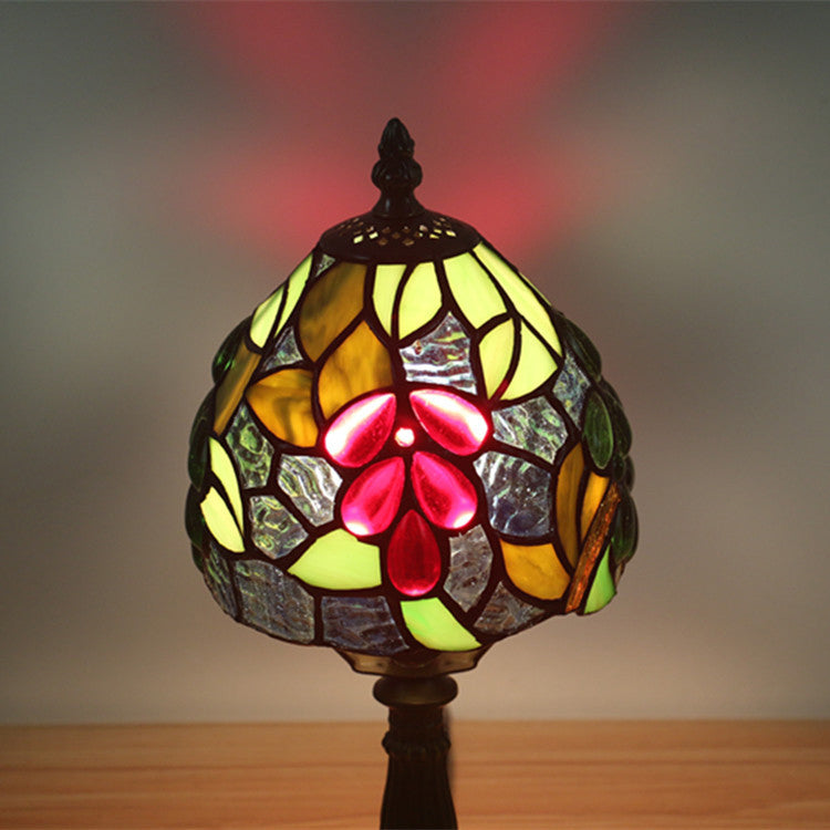 Grape Fruit Stained Glass Table Lamp