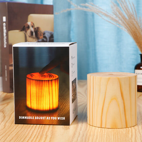 Wood Touch Night Table Lamp