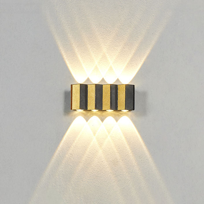 Golden Aluminum Patio Outdoor Light