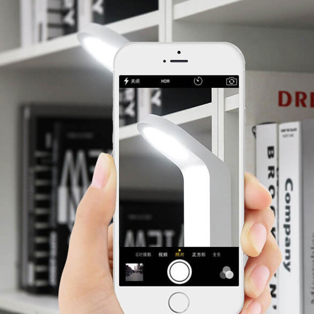 Curved Shape Induction Charging Table Lamp