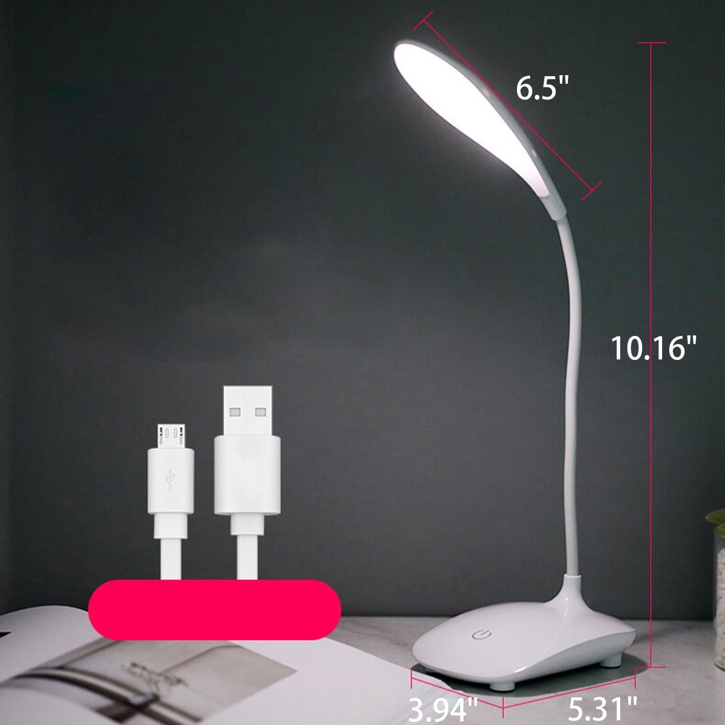 Twistable Touch Folding Eye Table Lamp