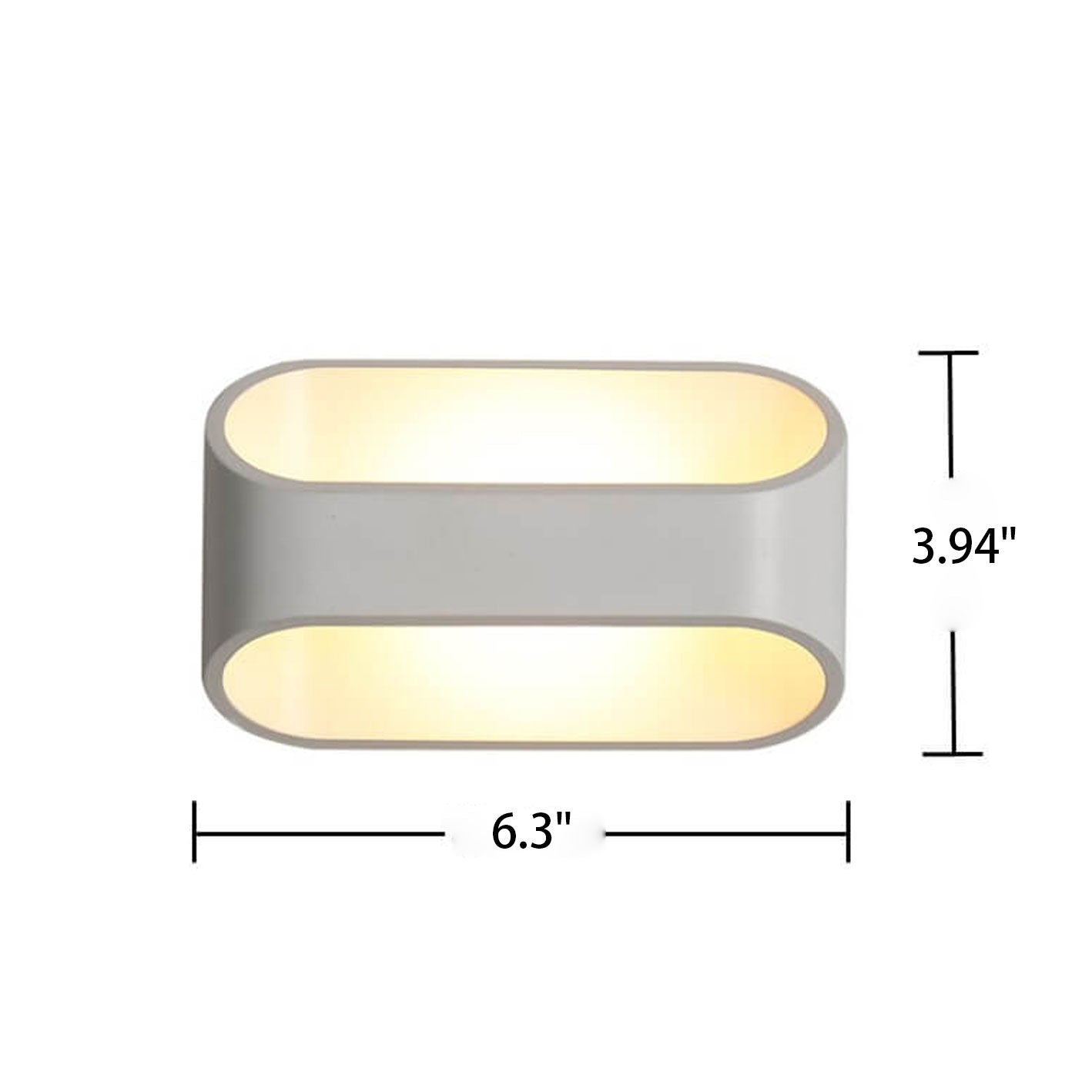 Rectangle Design Wall Lamp