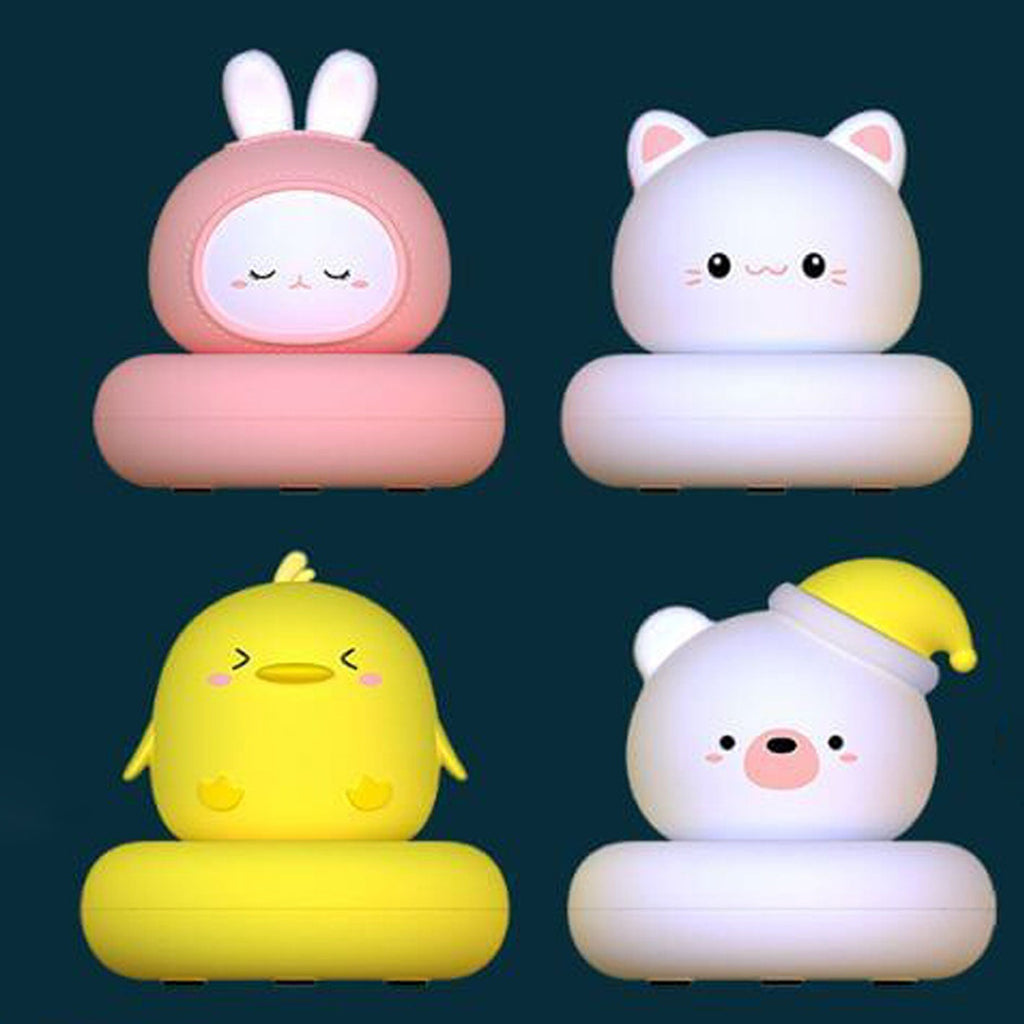 Cute Animals Night Pat Table Lamp